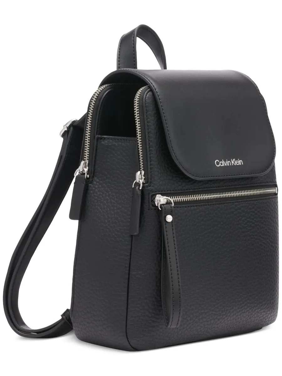 Рюкзак женский Calvin Klein Garnet искусственная кожа — изображение 2 из 7, черный/серебристый