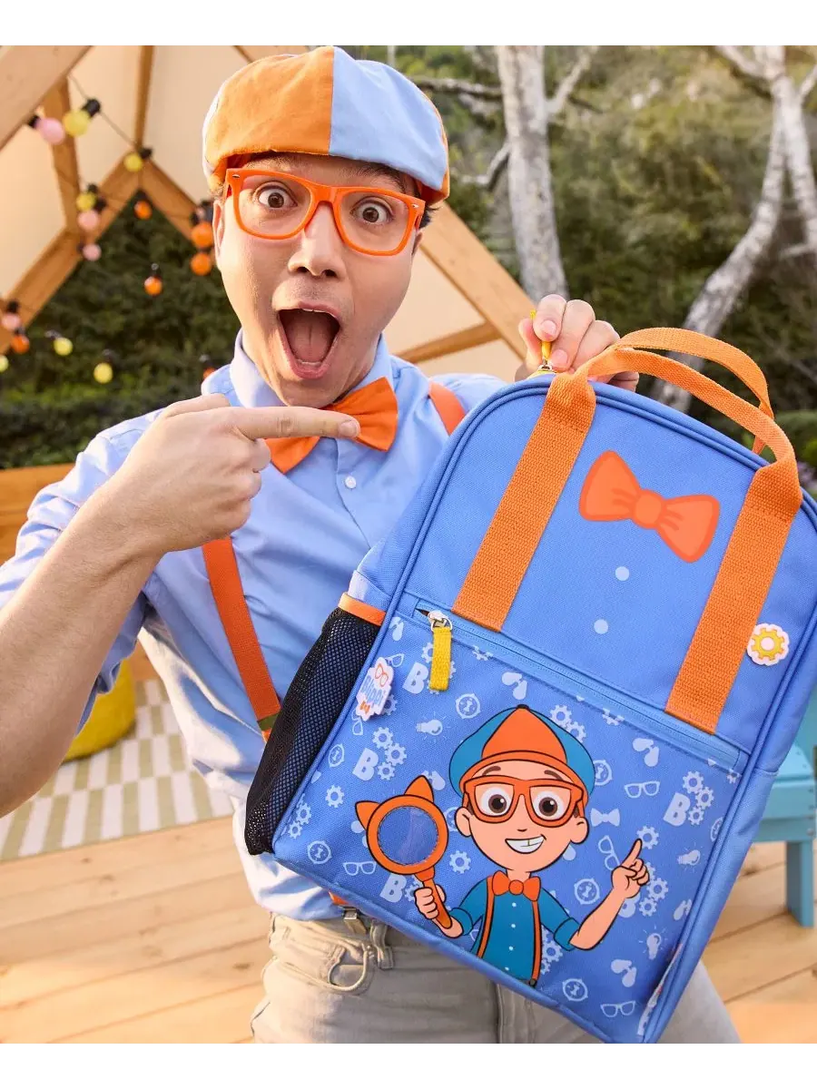 Детский рюкзак Blippi — изображение 4 из 4, синий/оранжевый