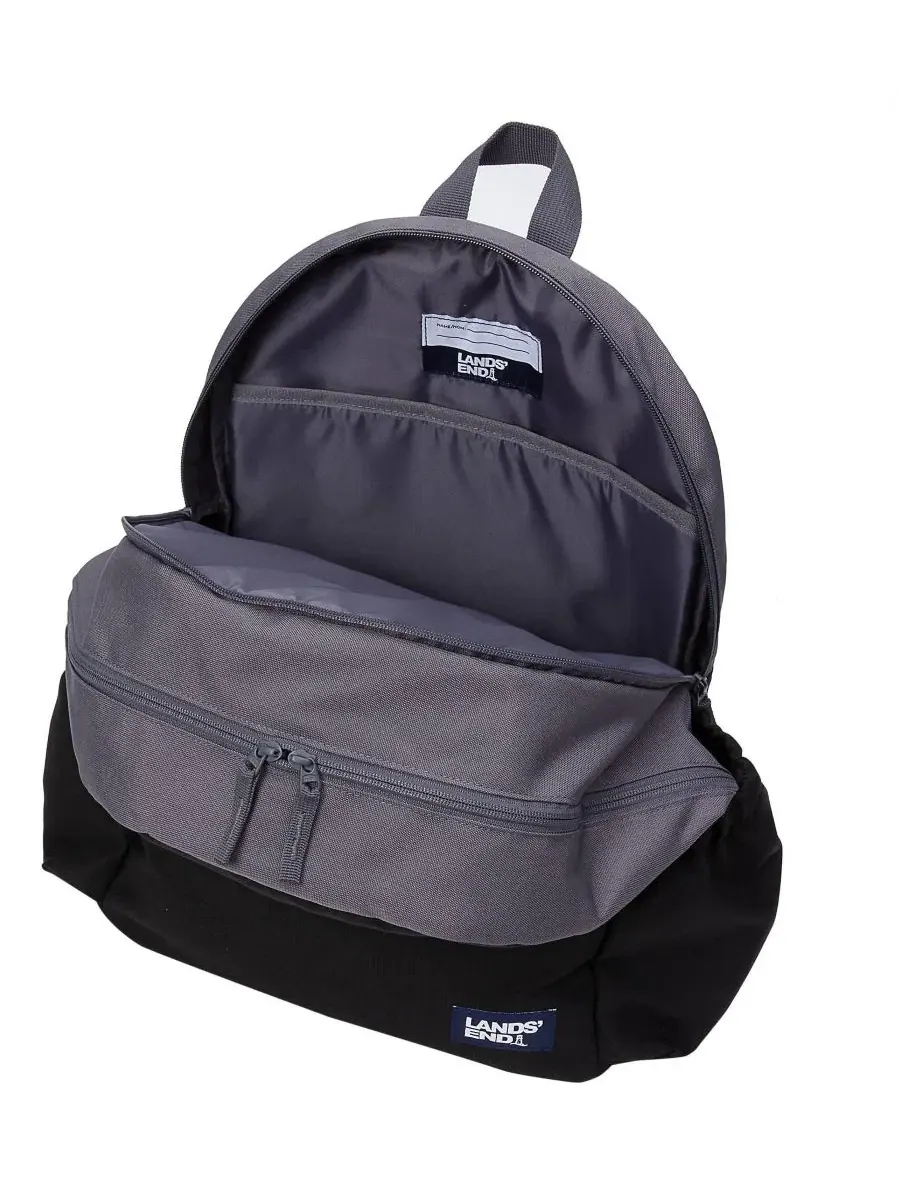 Рюкзак детский Techpack Medium Lands' End — изображение 3 из 4, темно-синий/зеленый