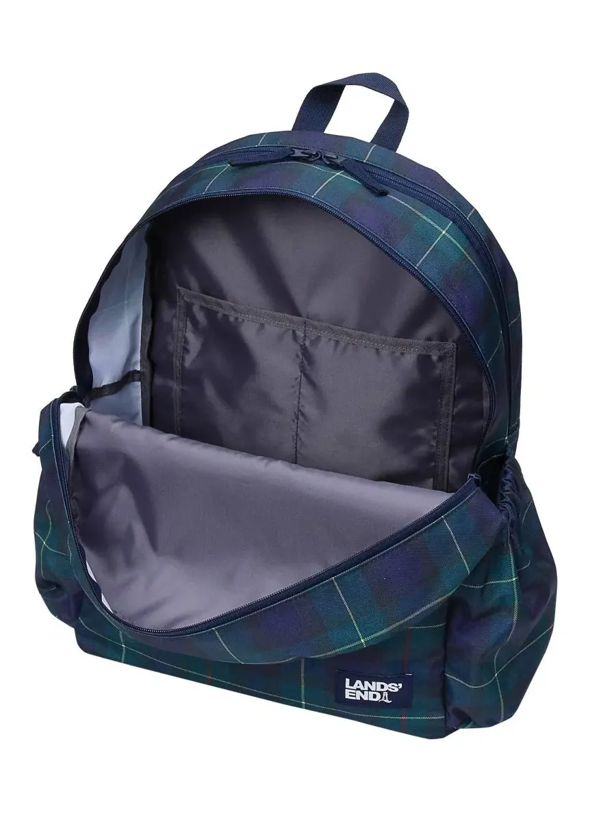 Рюкзак детский Techpack Medium Lands' End — изображение 4 из 4, темно-синий/зеленый