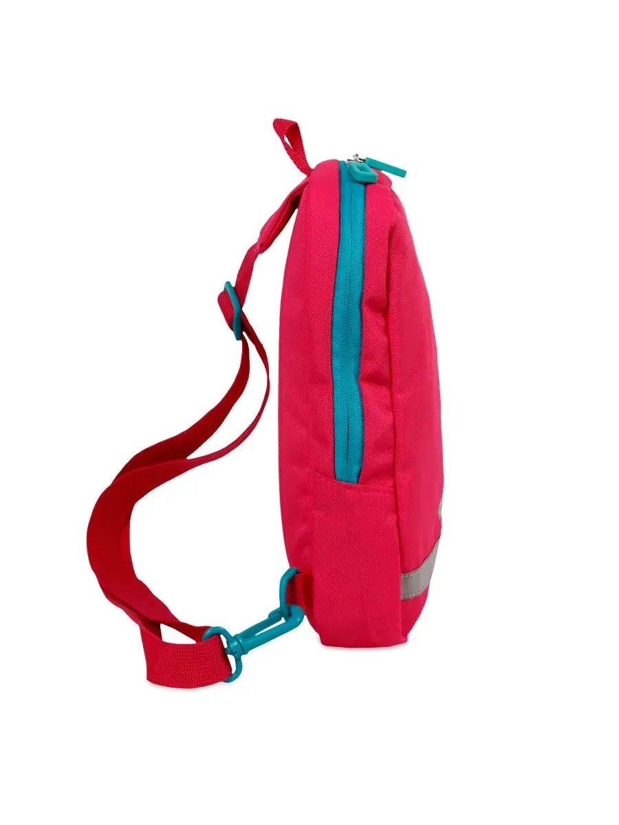Детский спортивный слинг-рюкзак All-Set Pink J World — изображение 5 из 5, розовый