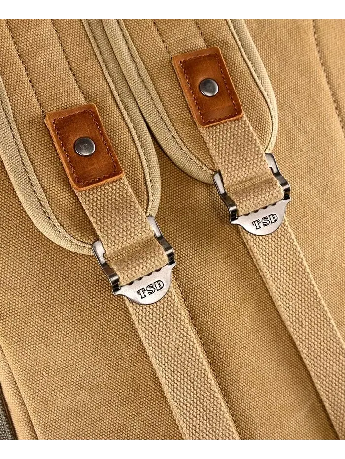 Рюкзак Mountain Wood Canvas TSD BRAND — изображение 11 из 11, оливковый