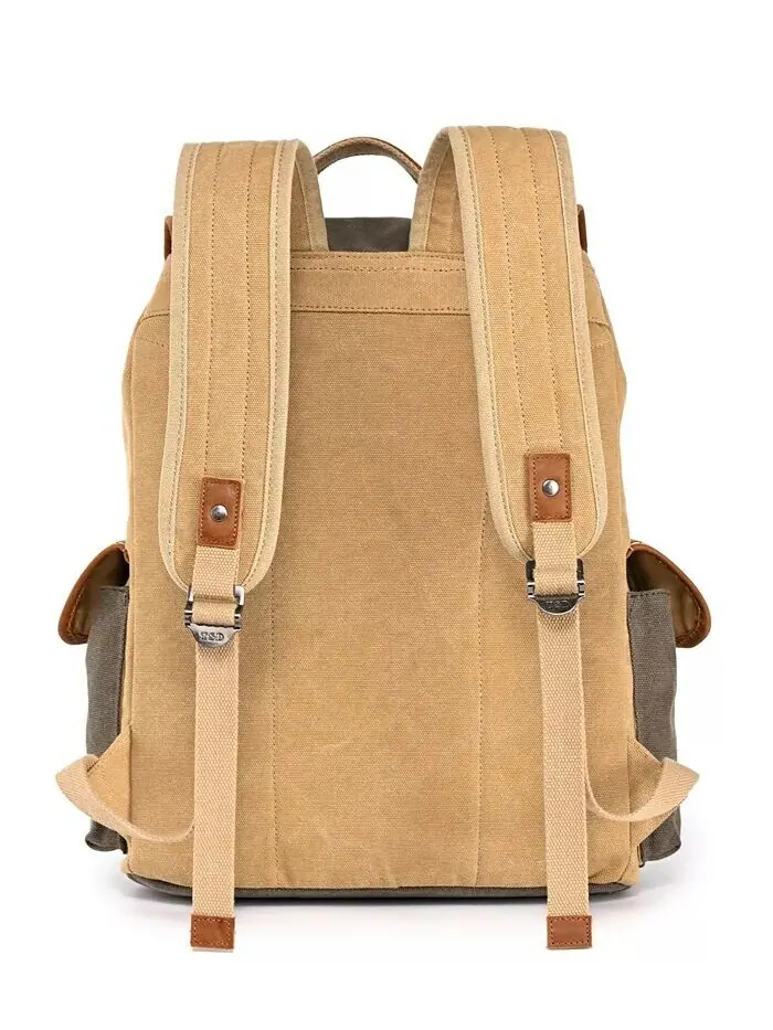 Рюкзак Mountain Wood Canvas TSD BRAND — изображение 5 из 11, оливковый
