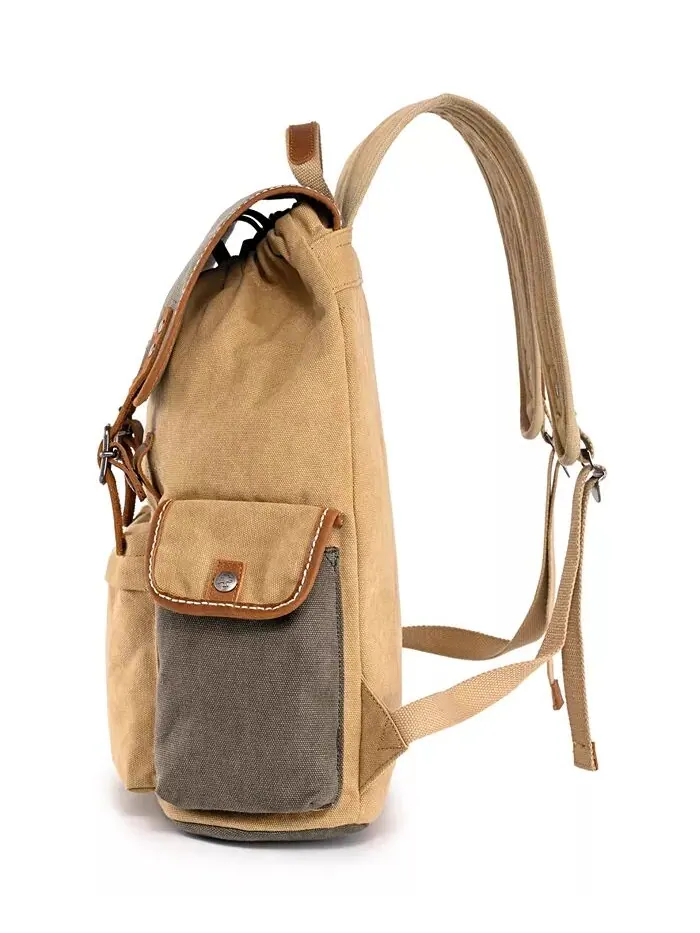 Рюкзак Mountain Wood Canvas TSD BRAND — изображение 6 из 11, оливковый