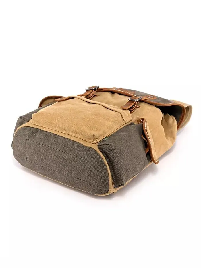 Рюкзак Mountain Wood Canvas TSD BRAND — изображение 8 из 11, оливковый