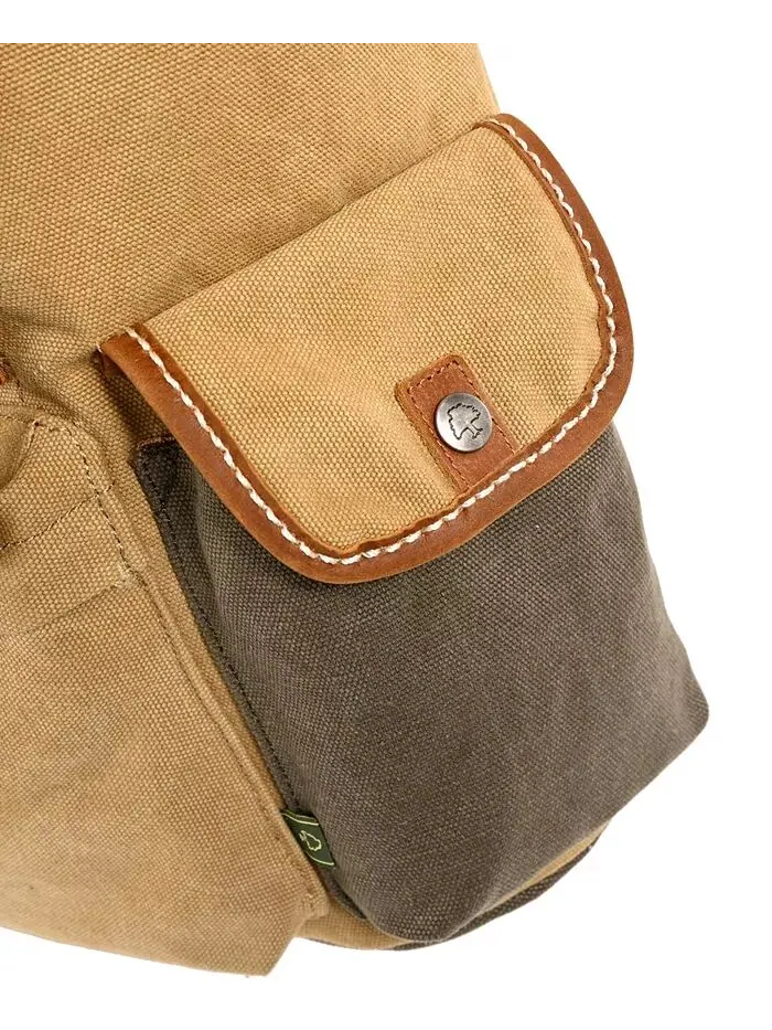 Рюкзак Mountain Wood Canvas TSD BRAND — изображение 9 из 11, оливковый
