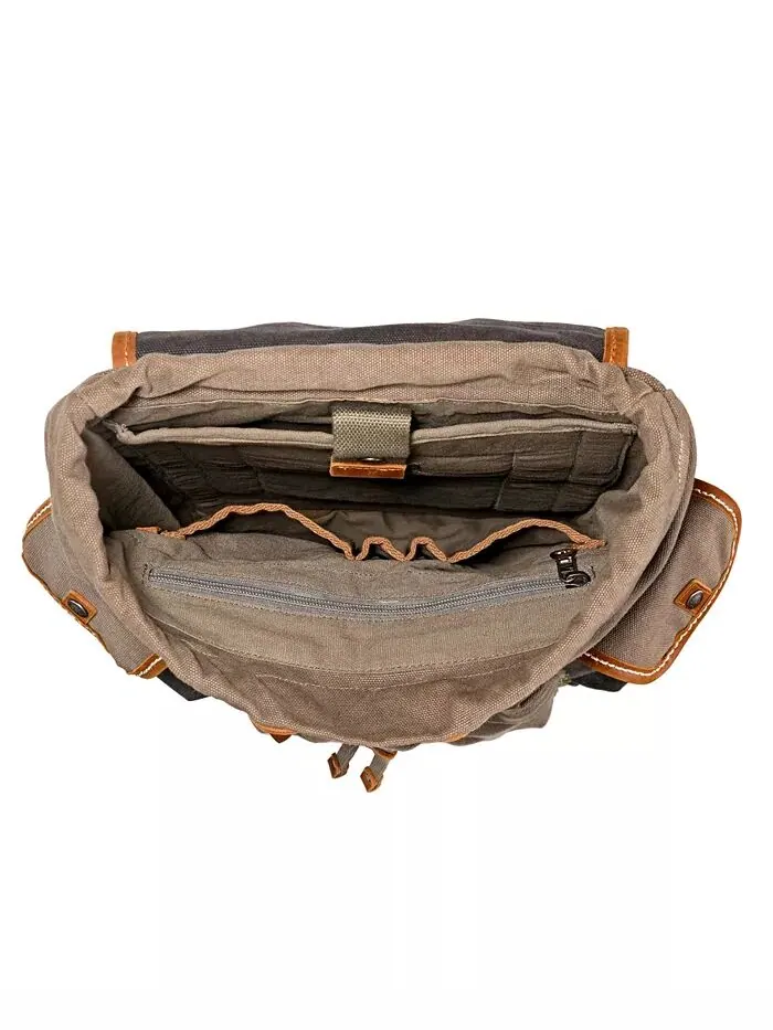 Рюкзак Mountain Wood Canvas TSD BRAND — изображение 2 из 11, серый