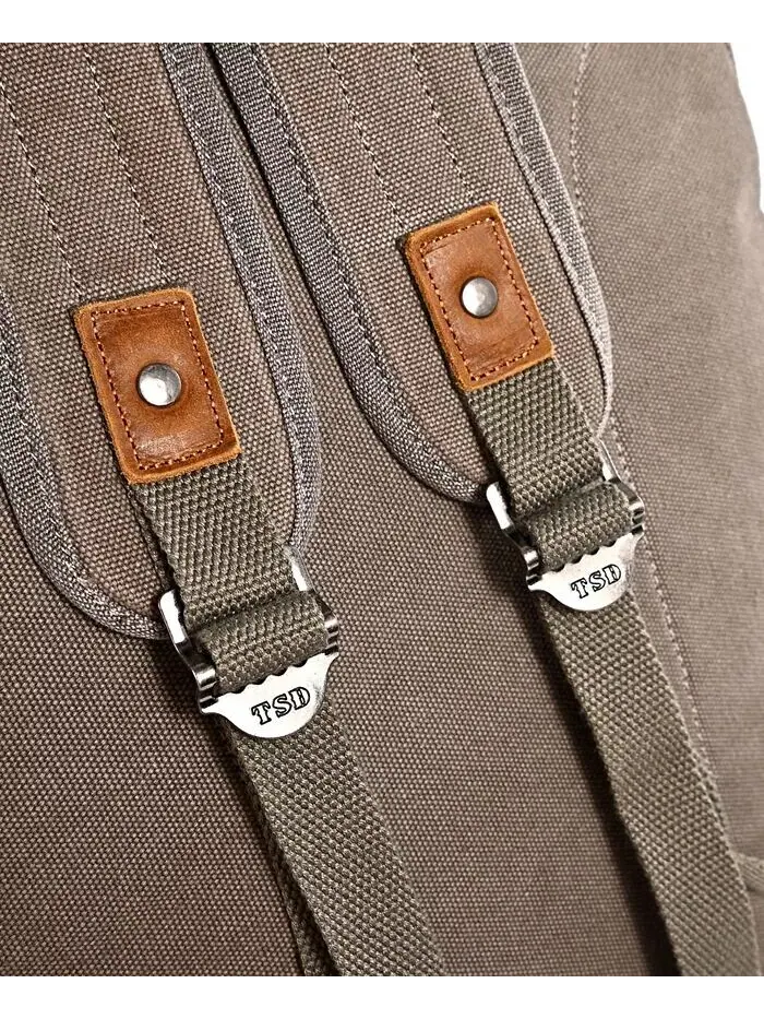 Рюкзак Mountain Wood Canvas TSD BRAND — изображение 11 из 11, серый