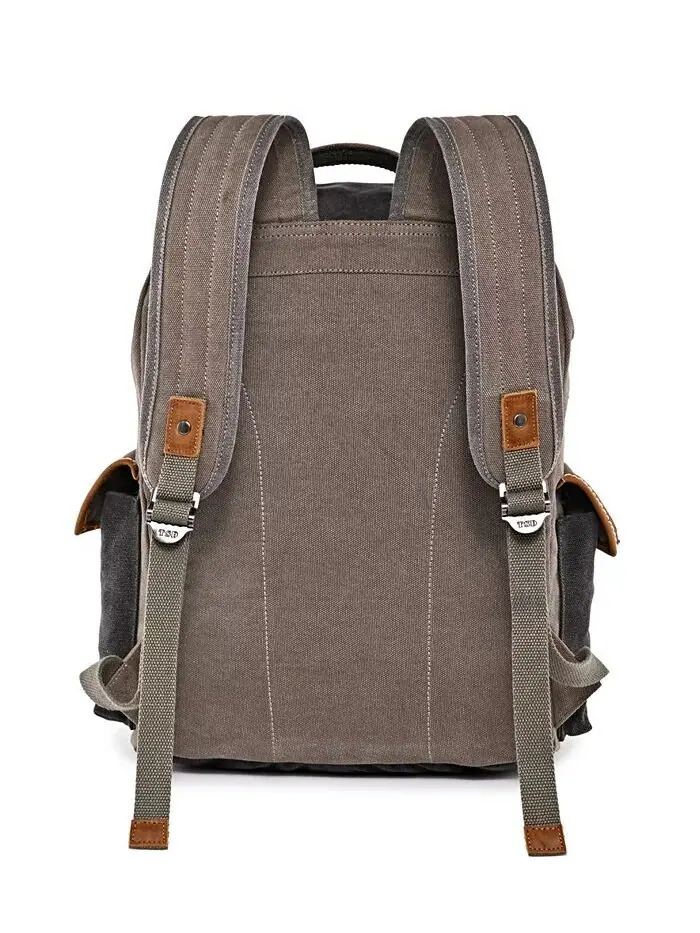 Рюкзак Mountain Wood Canvas TSD BRAND — изображение 5 из 11, серый