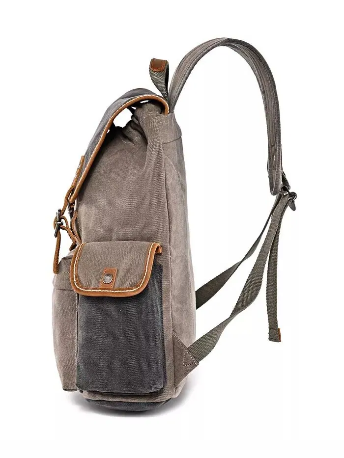 Рюкзак Mountain Wood Canvas TSD BRAND — изображение 6 из 11, серый
