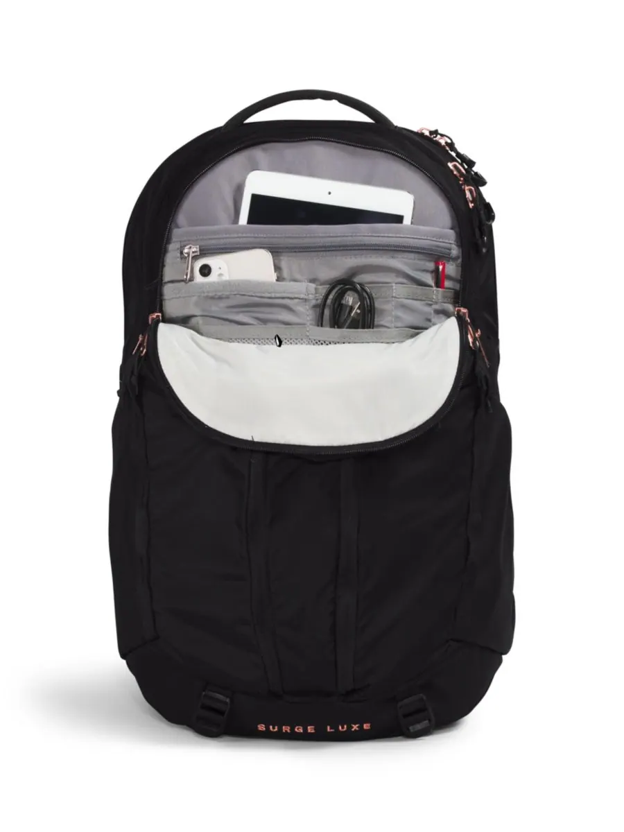Рюкзак женский The North Face Surge Luxe нейлон — изображение 3 из 6, черный