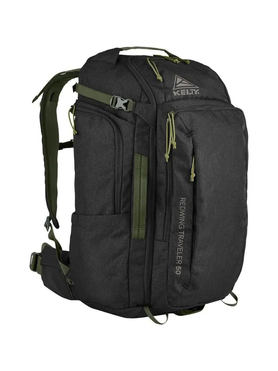 Рюкзак дорожный 50 л с U-образной молнией Redwing Traveler Kelty — черный