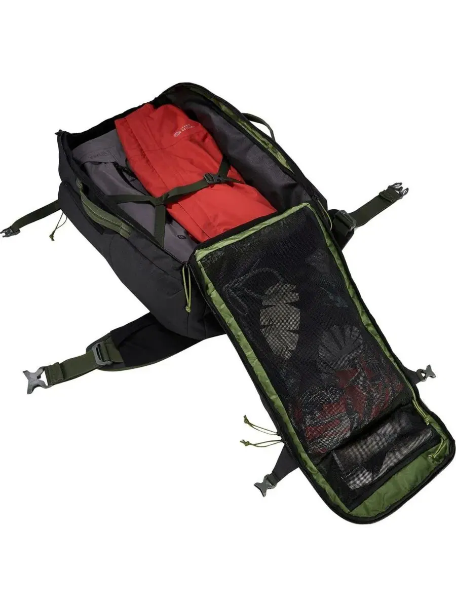 Рюкзак дорожный 50 л с U-образной молнией Redwing Traveler Kelty — изображение 6 из 8, черный