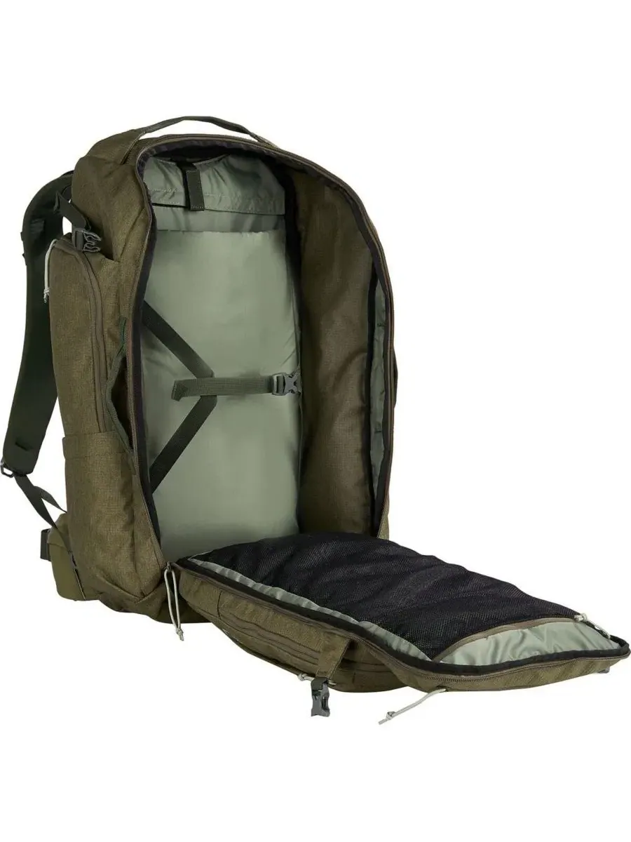 Рюкзак 50 л с гибридной U-молнией Redwing Traveler Kelty — изображение 4 из 8, оливковый