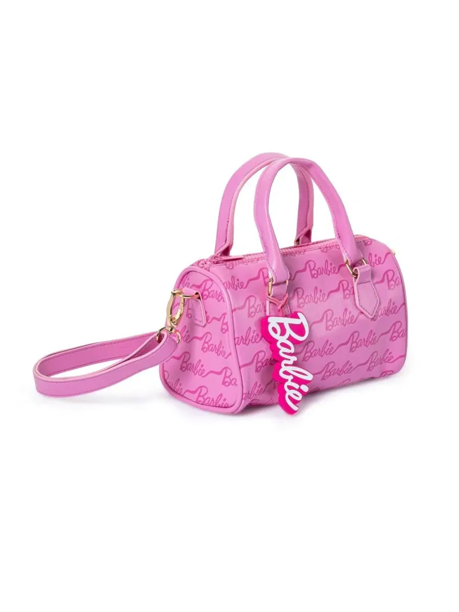 Мини-сумка-дюффель Barbie Ribbon Script Barbie — изображение 2 из 6, розовый/розовый