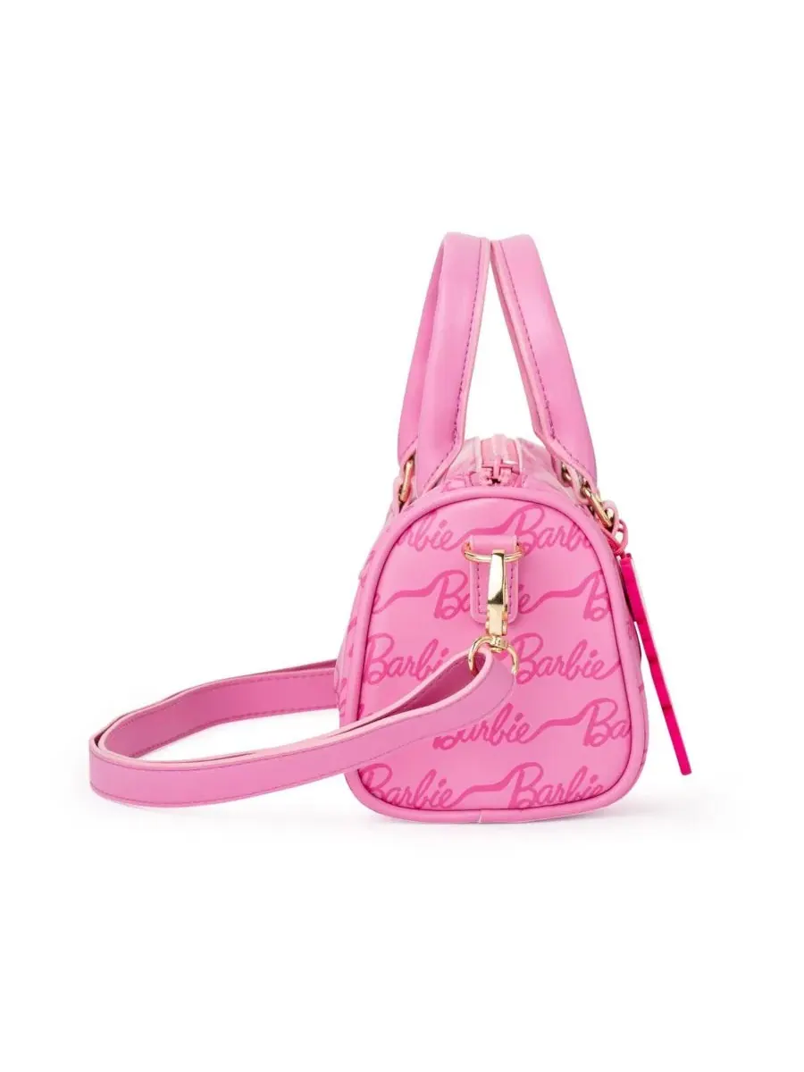 Мини-сумка-дюффель Barbie Ribbon Script Barbie — изображение 3 из 6, розовый/розовый
