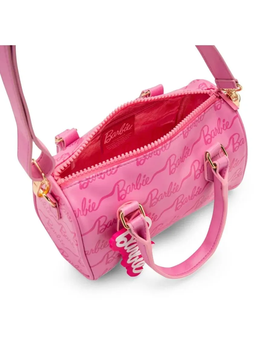 Мини-сумка-дюффель Barbie Ribbon Script Barbie — изображение 4 из 6, розовый/розовый