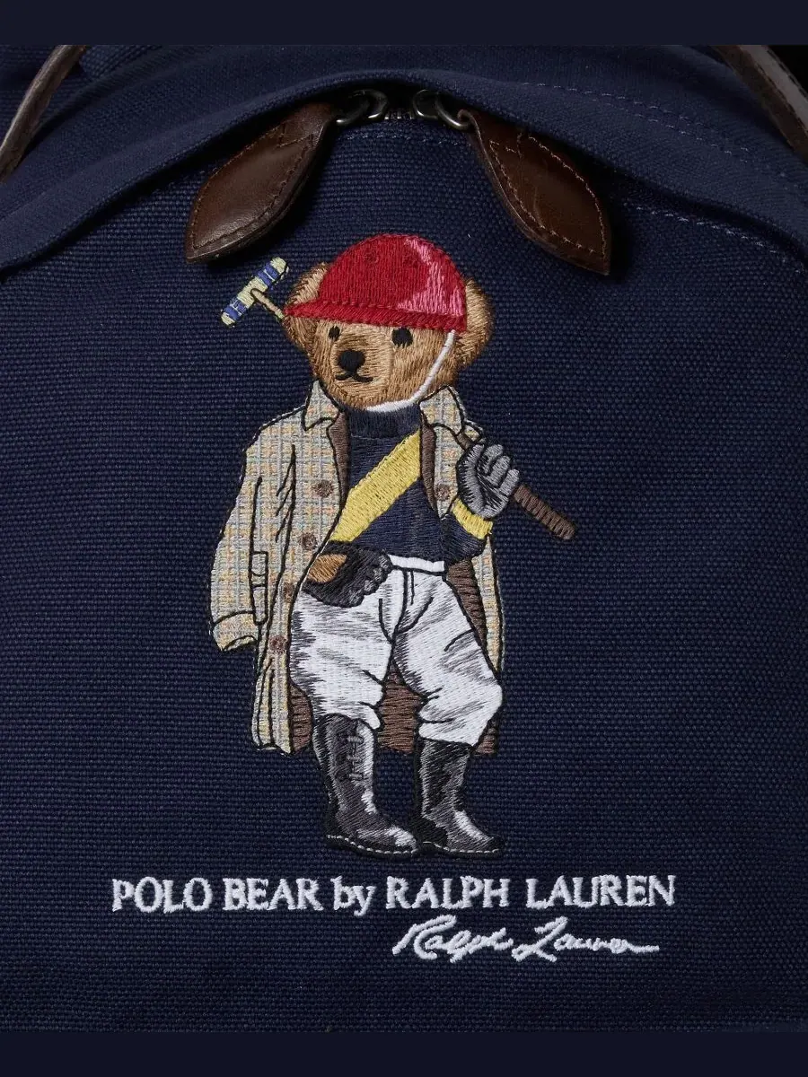 Рюкзак мужской Polo Ralph Lauren Bear натуральная кожа — изображение 6 из 6, темно-синий