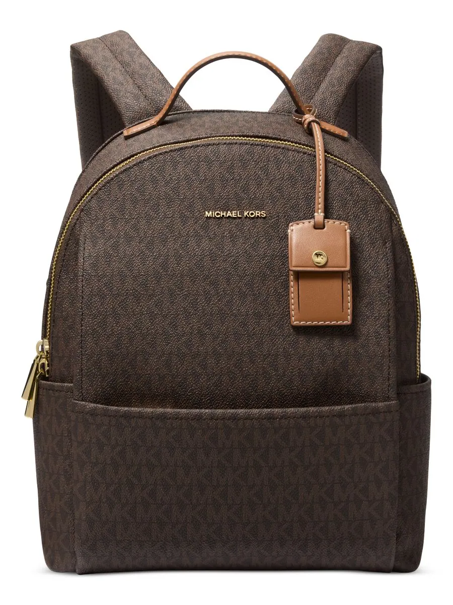 Рюкзак женская искусственная кожа Michael Kors Sable Signature Logo