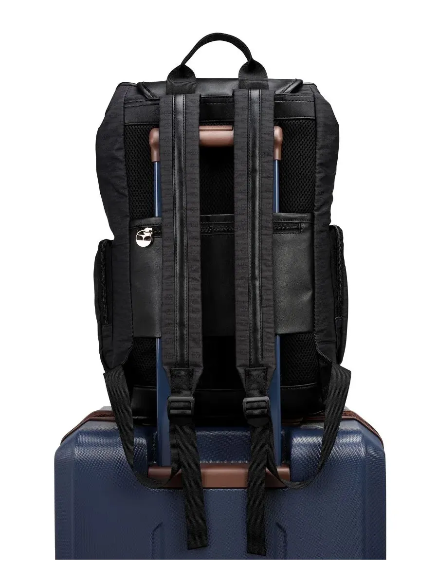 Рюкзак 24.8 л с монограммой Eleganza 17" ELLE — изображение 2 из 7, черный