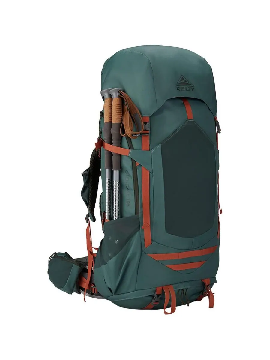 Рюкзак Glendale 105L, экспедиционный рюкзак объемом более 75 л Kelty — изображение 3 из 8, зеленый