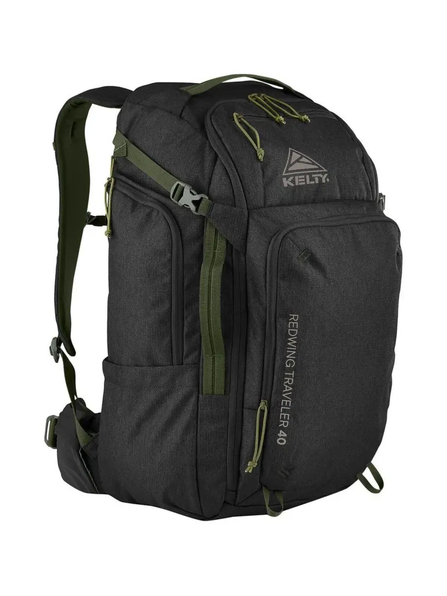 Рюкзак дорожный 40 л с U-образной молнией Redwing 40L Traveler Kelty — черный