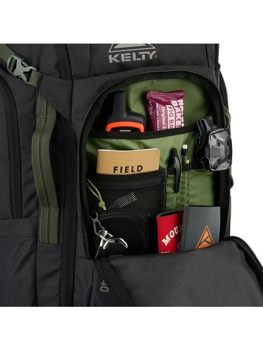 Рюкзак дорожный 40 л с U-образной молнией Redwing 40L Traveler Kelty — изображение 5 из 8, черный