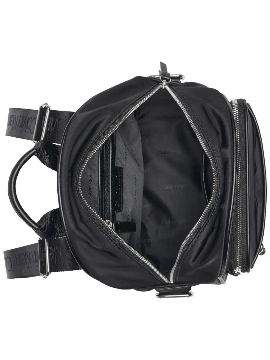 Рюкзак Calvin Klein Caius Zipper Backpack — изображение 3 из 5, черный/серебристый
