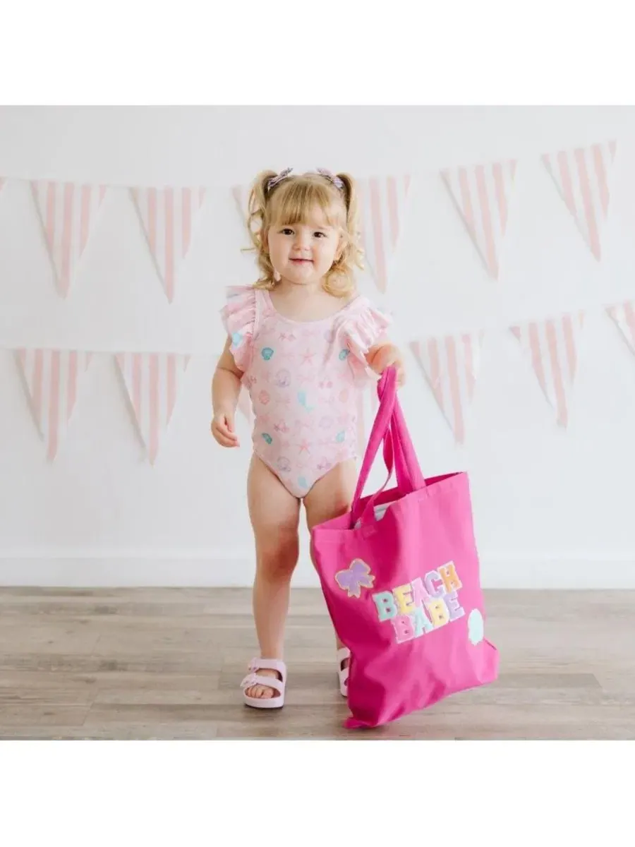 Сумка-шопер Beach Babe Patch Sweet Wink — изображение 2 из 5, розовый