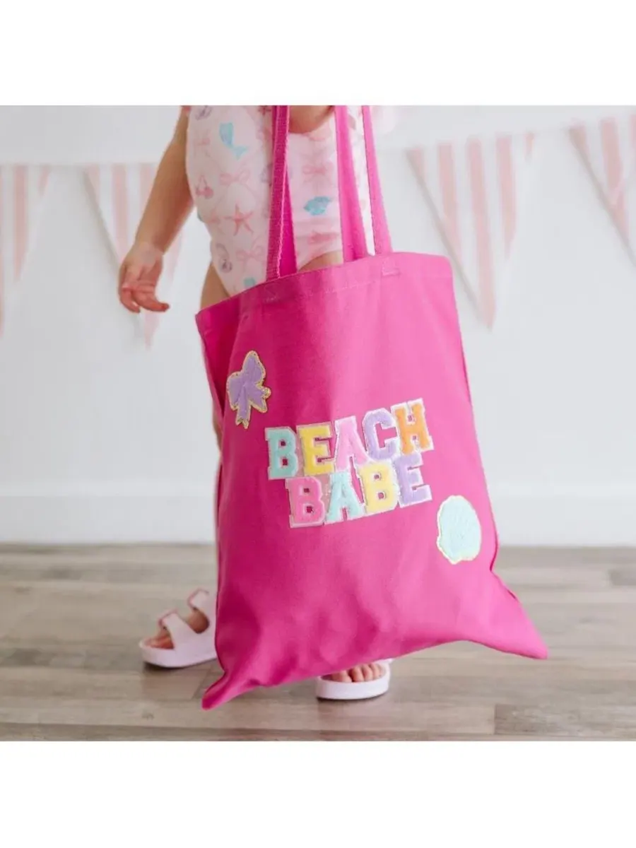 Сумка-шопер Beach Babe Patch Sweet Wink — изображение 3 из 5, розовый
