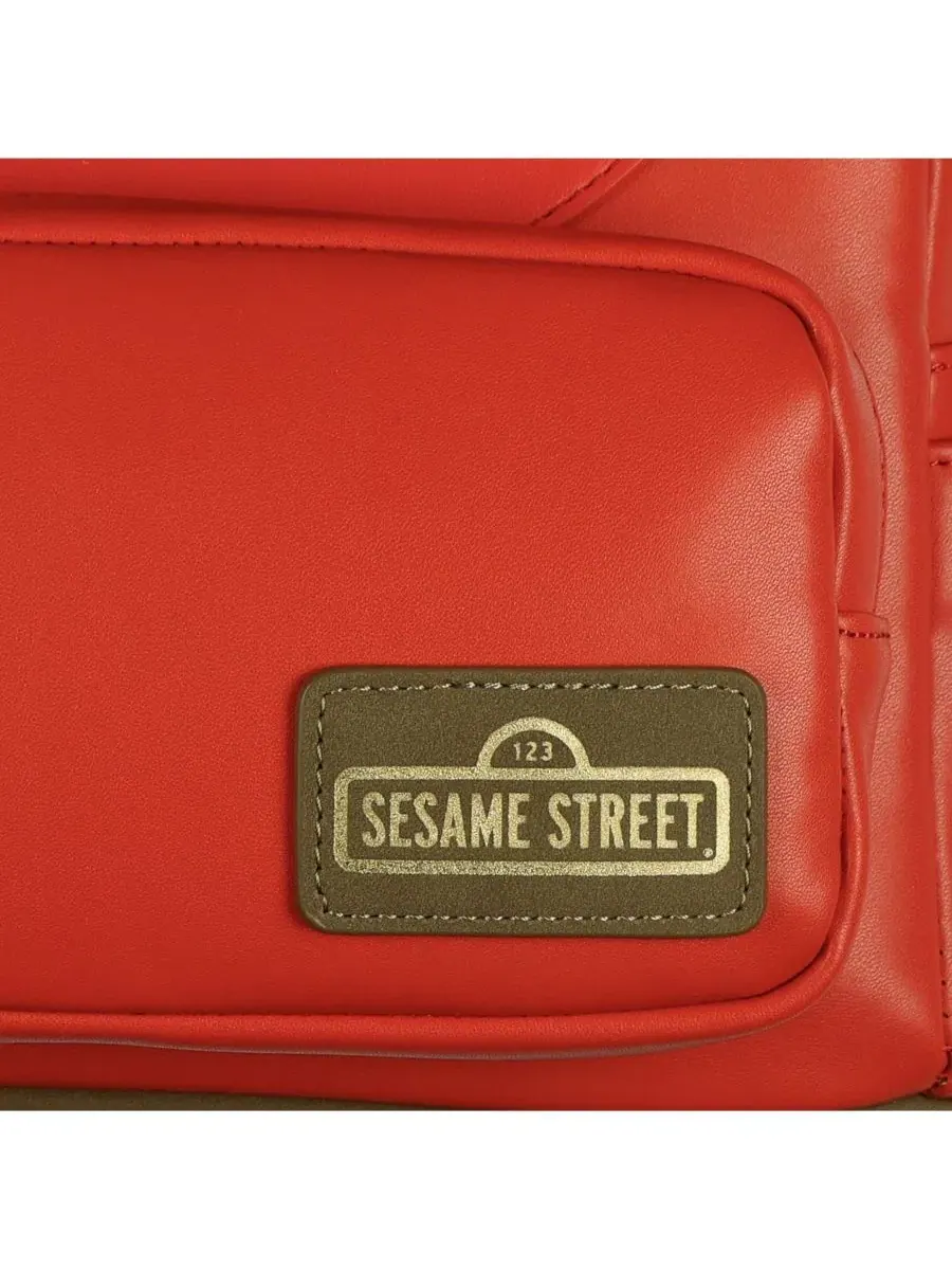 Рюкзак-мини с персонажем, 28 см, с принтом, Elmo 11 Inch Mini Backpack Sesame Street — изображение 3 из 3, красный