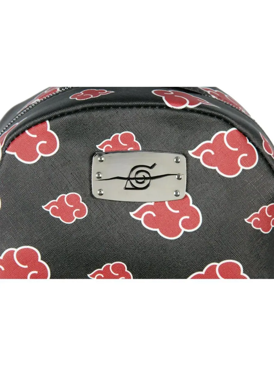Мини-рюкзак Akatsuki Sasuke из искусственной сафьяновой кожи, 11 дюймов Naruto — изображение 2 из 3, мульти
