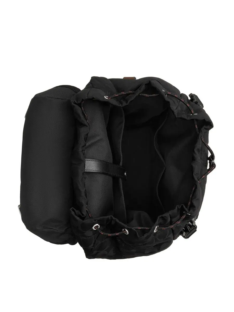 Рюкзак мужской Coach Logan Signature натуральная кожа — изображение 3 из 6, черный