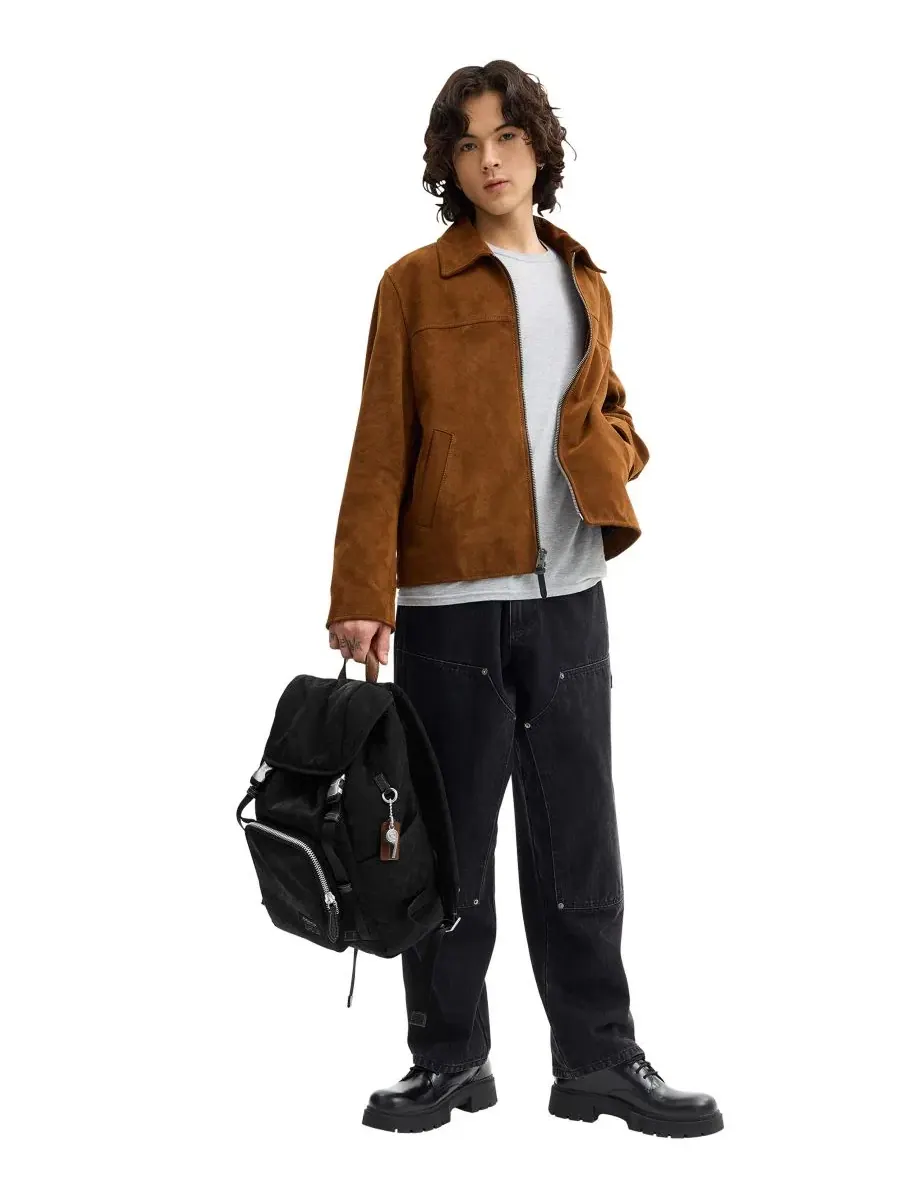 Рюкзак мужской Coach Logan Signature натуральная кожа — изображение 6 из 6, черный