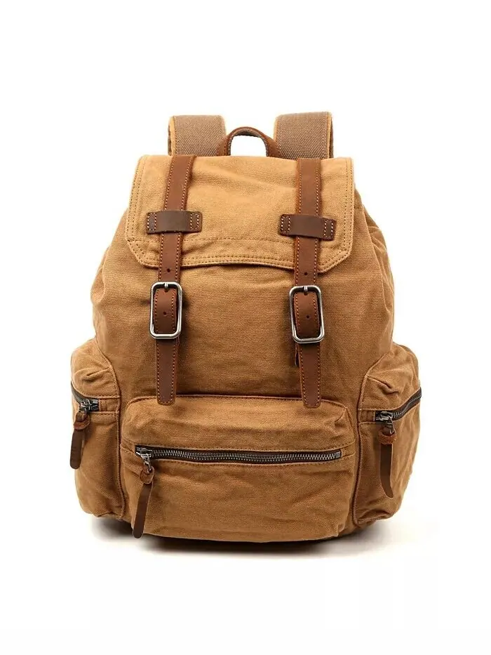 Холщовый рюкзак Silent Trail TSD BRAND — изображение 1 из 17, верблюжий