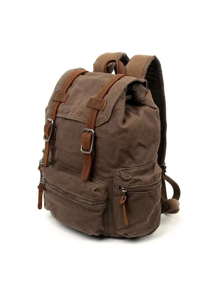 Холщовый рюкзак Silent Trail TSD BRAND — изображение 13 из 17, верблюжий