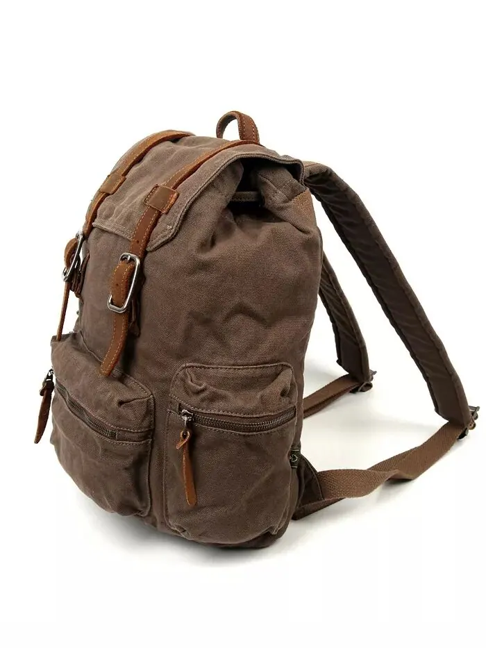 Холщовый рюкзак Silent Trail TSD BRAND — изображение 3 из 17, зеленый