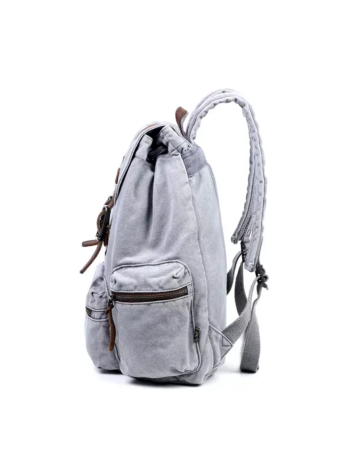 Рюкзак Silent Trail из хлопка TSD BRAND — изображение 3 из 18, серый