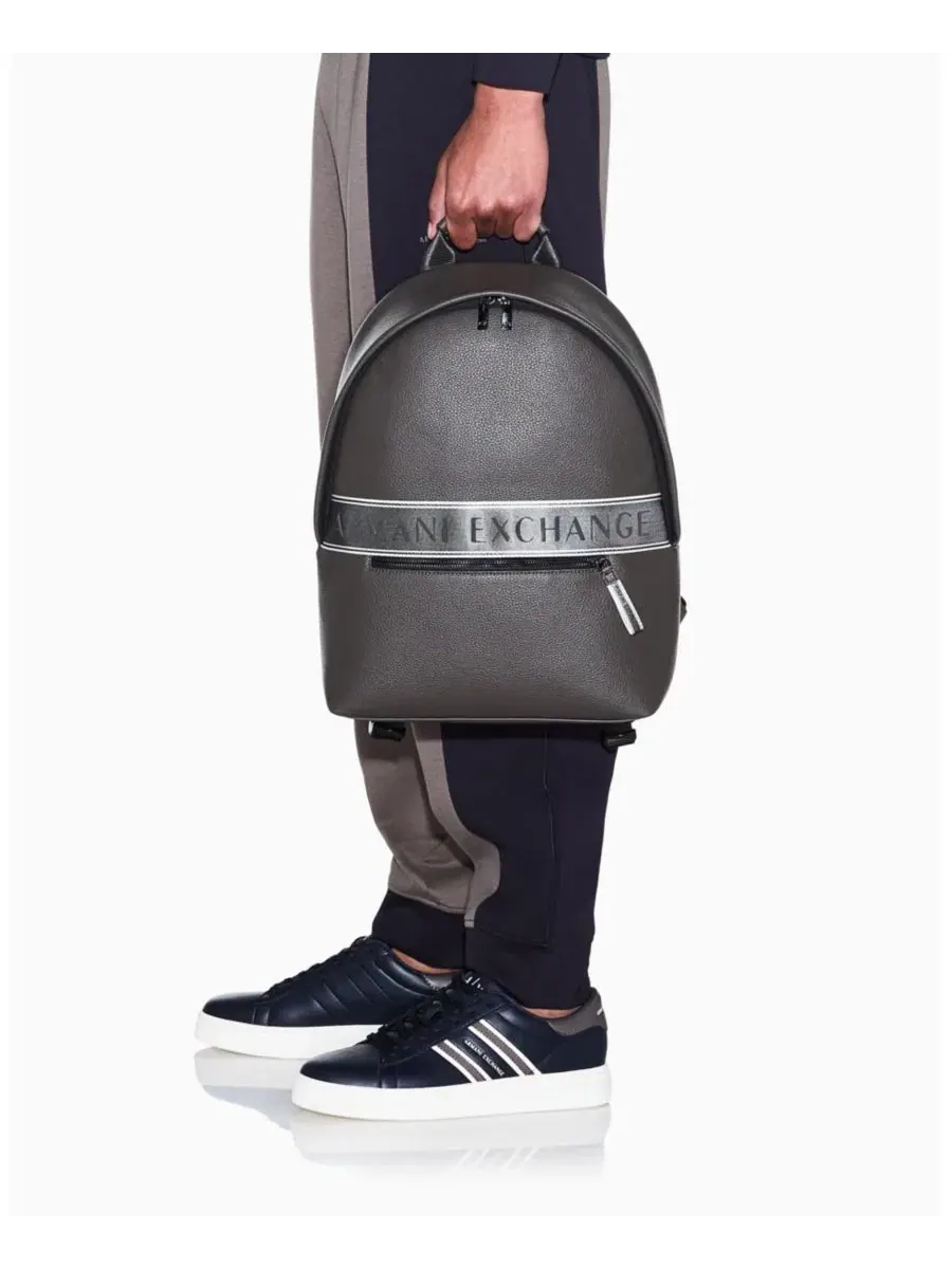 Рюкзак с лентой-молнией из премиальной ткани A|X Armani Exchange