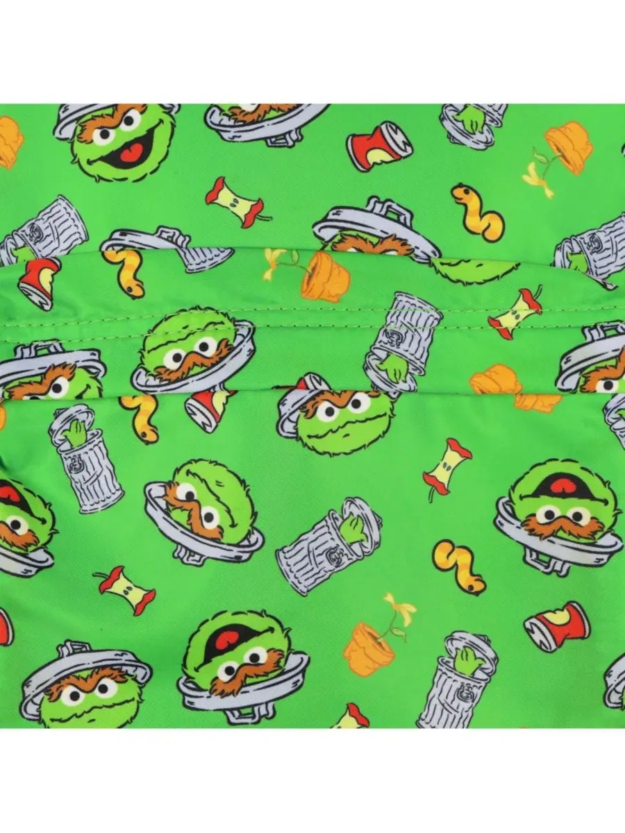 Рюкзак с принтом Oscar the Grouch Sesame Street — изображение 2 из 3, зеленый