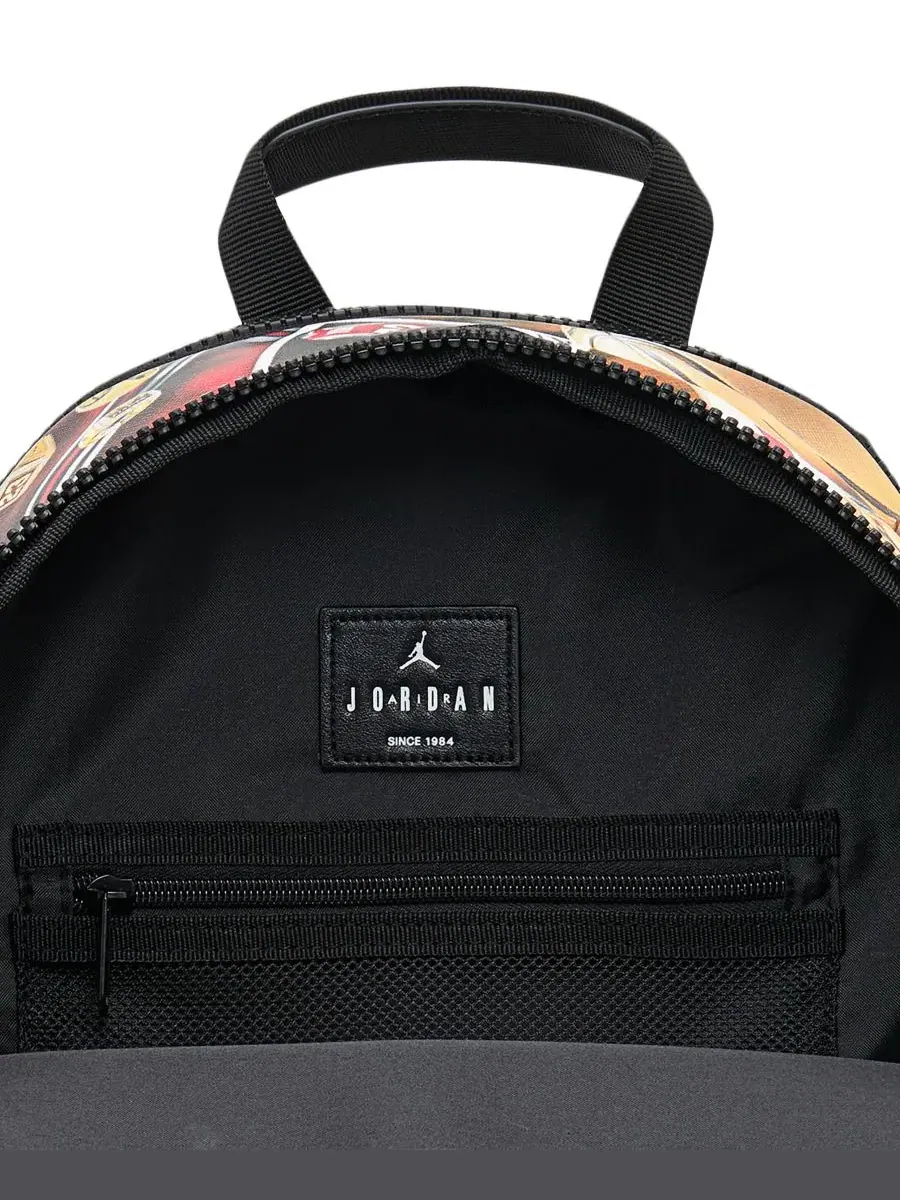 Рюкзак с принтом Jordan Top Carry Handle — изображение 5 из 5, черный/красный