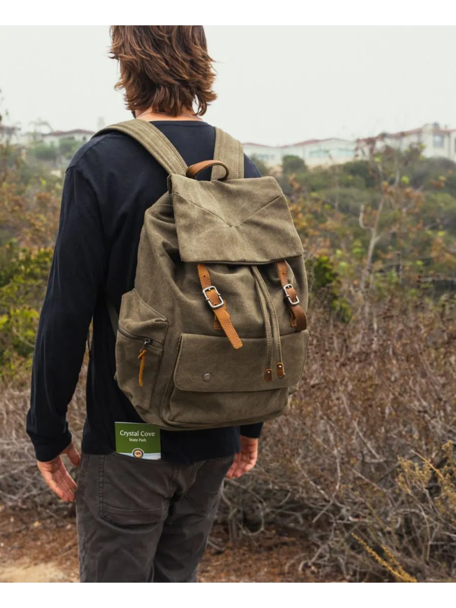 Рюкзак Coast Ranch TSD BRAND — изображение 7 из 7, оливковый