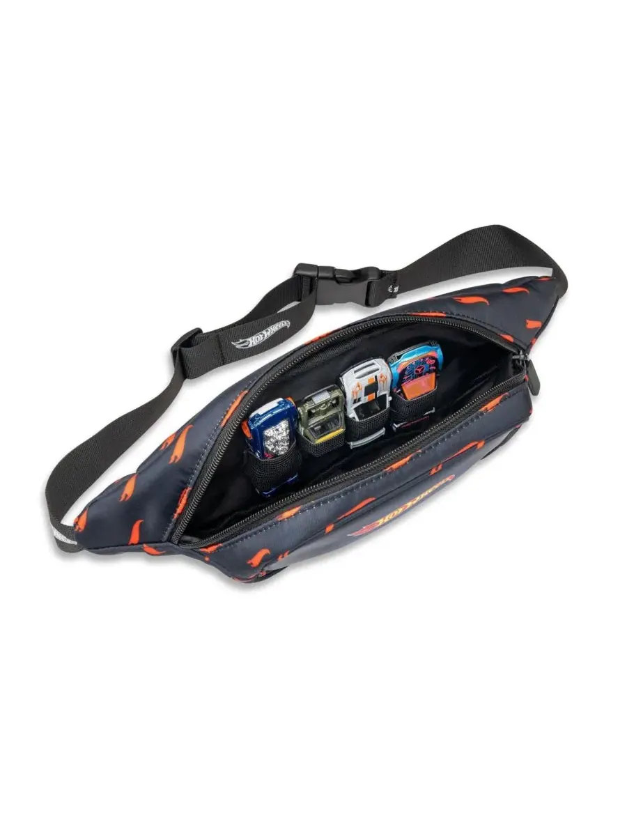 Поясная сумка с отделениями для машинок Race Team Hot Wheels — изображение 2 из 3, темно-синий