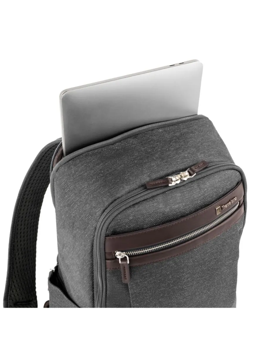 Рюкзак Platinum Elite Slim Travelpro — изображение 6 из 10, винтажный серый