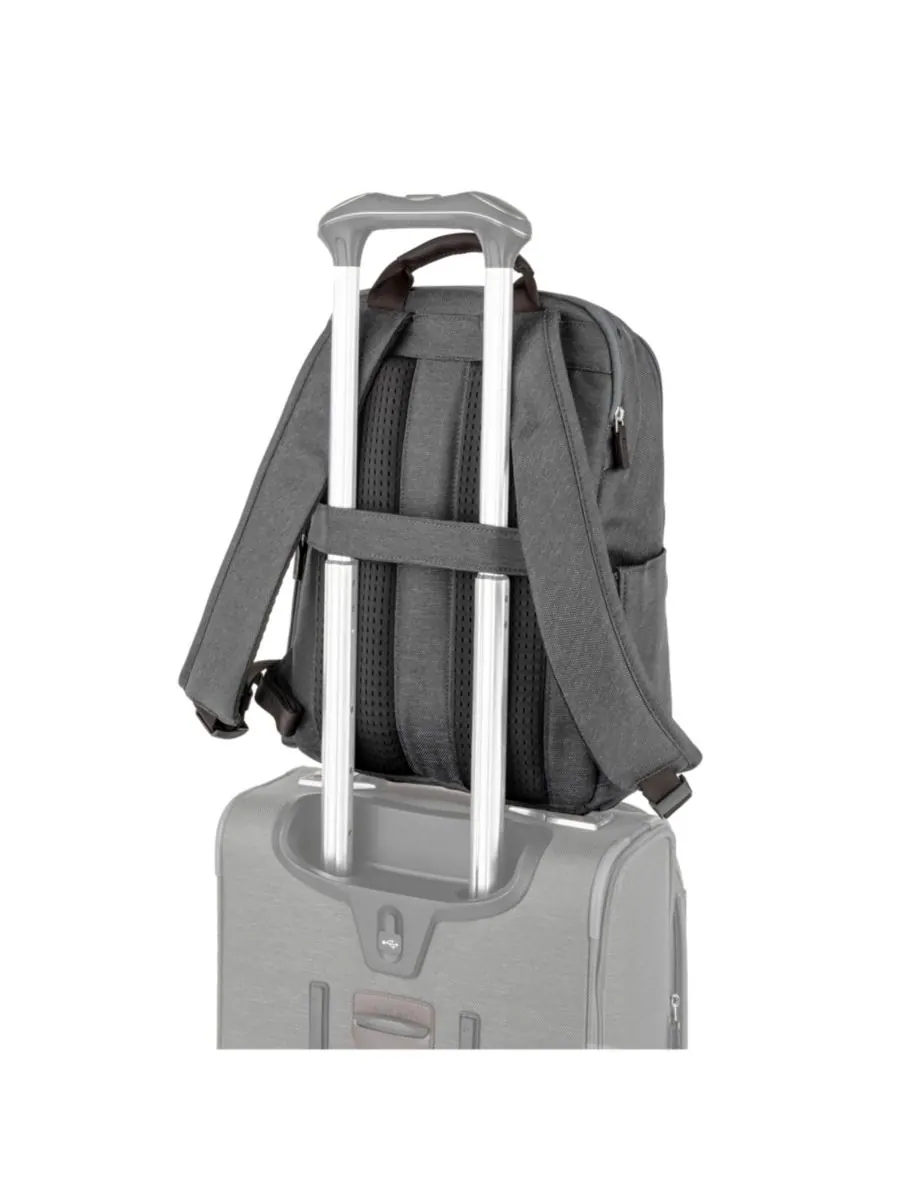 Рюкзак Platinum Elite Slim Travelpro — изображение 7 из 10, винтажный серый
