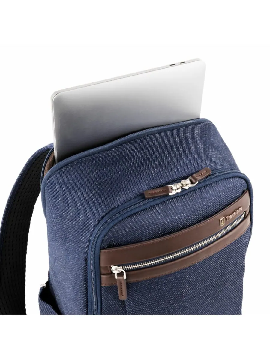 Рюкзак Platinum Elite Slim Travelpro — изображение 6 из 10, темно-синий