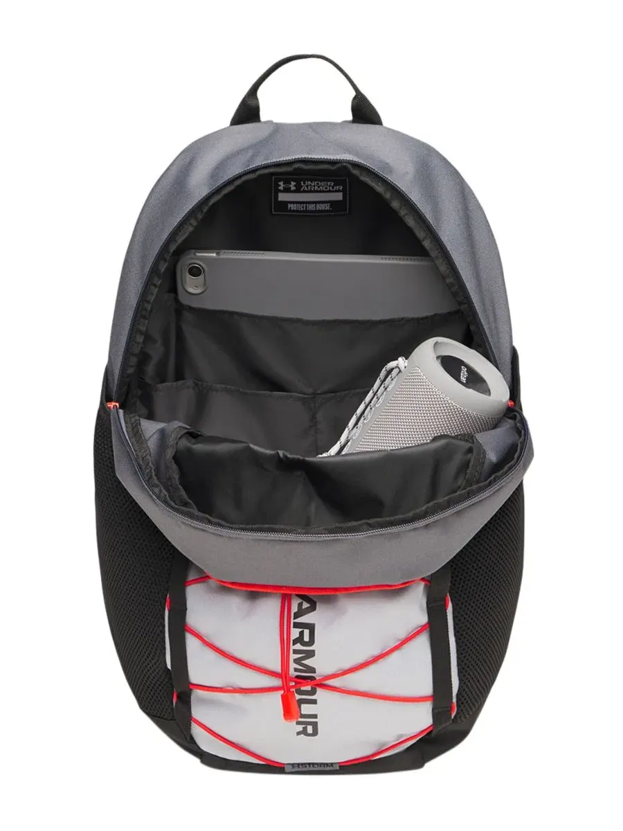 Спортивный рюкзак Hustle Sport 6.0 Under Armour — изображение 4 из 5, серый/черный