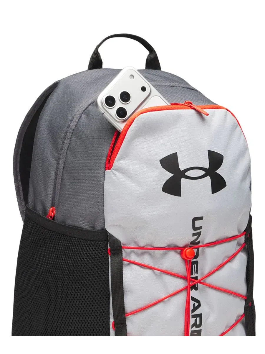 Спортивный рюкзак Hustle Sport 6.0 Under Armour — изображение 5 из 5, серый/черный
