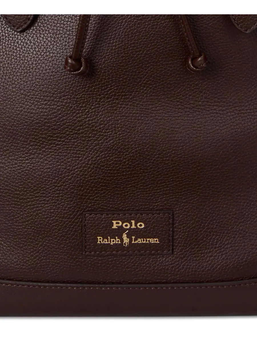 Рюкзак мужской Polo Ralph Lauren натуральная кожа — изображение 4 из 5, коричневый