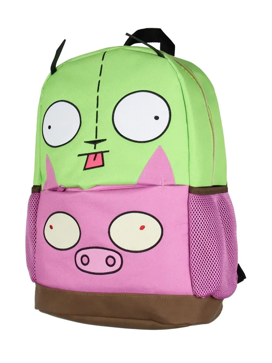Рюкзак с принтом Gir and Pig Invader Zim